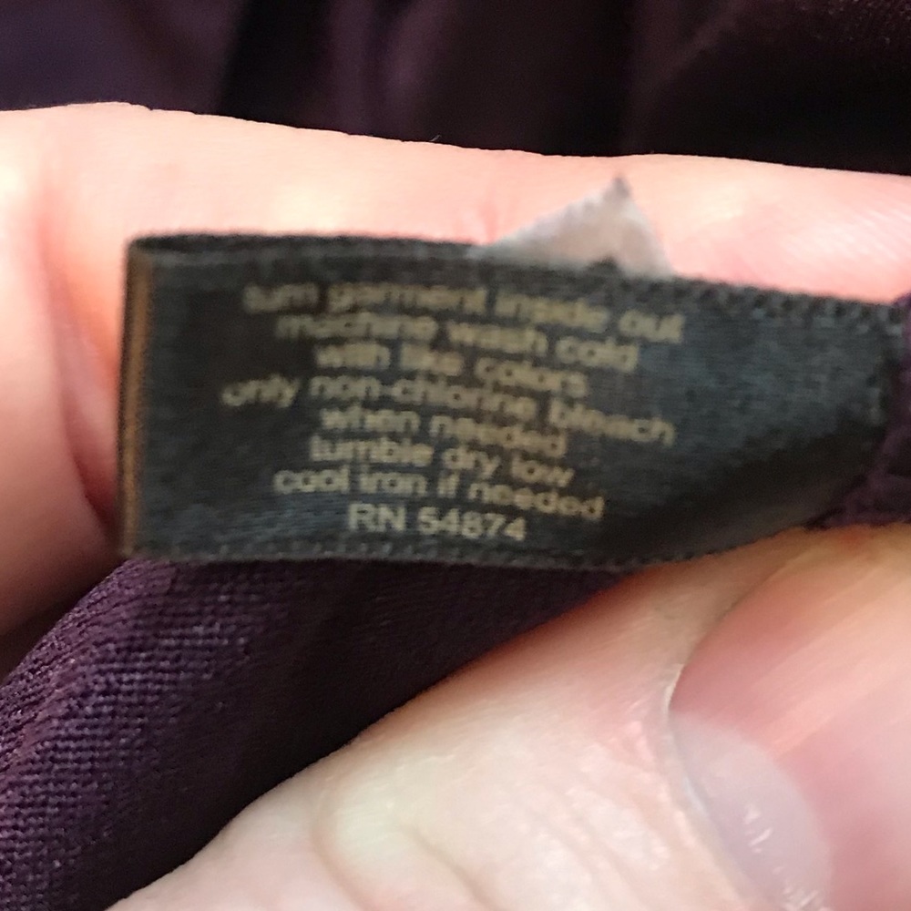 Purple Ruffled Top - Picture 4 of 5